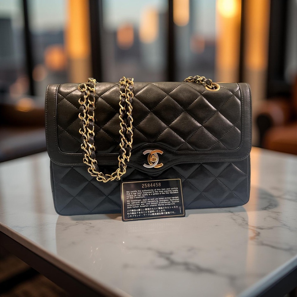 CHANEL Double Flap Paris Limited Edition